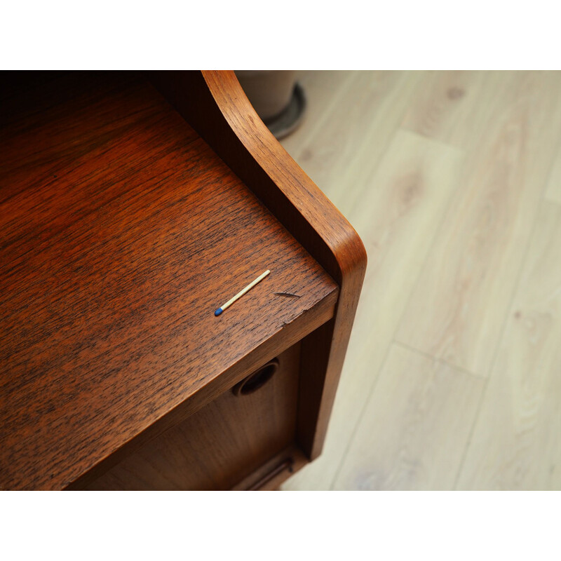 Vintage teak bookcase by by Johannes Sorth, Denmark, 1960-70s