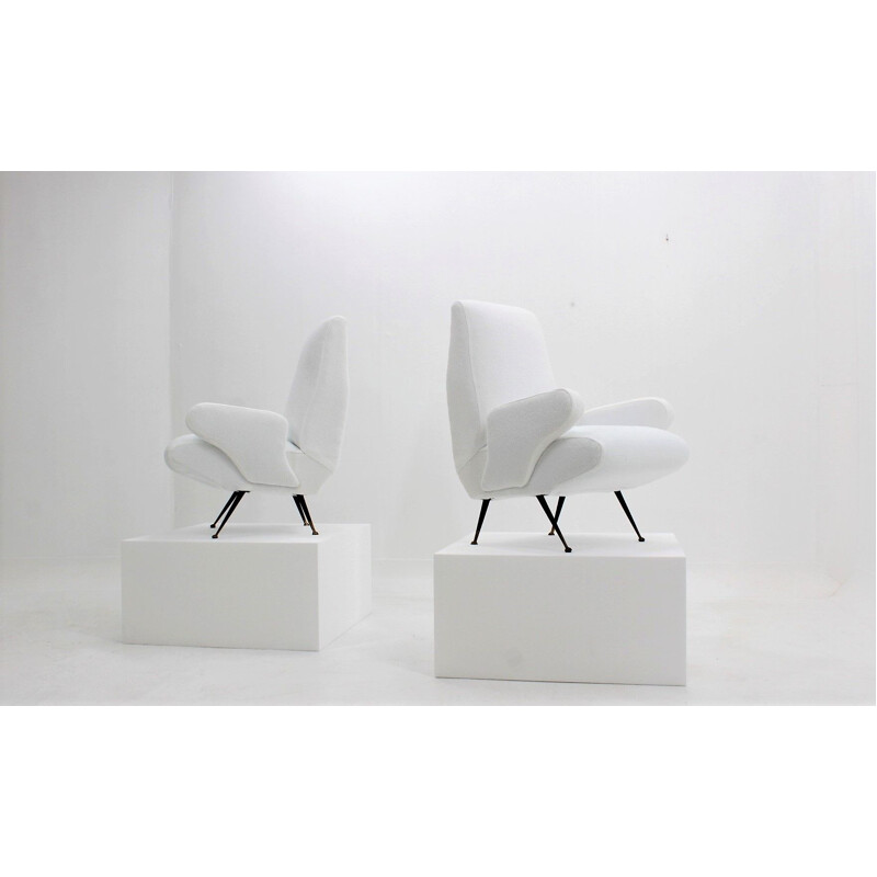 Pair of vintage armchairs by Nino Zoncada for Framar, 1950s