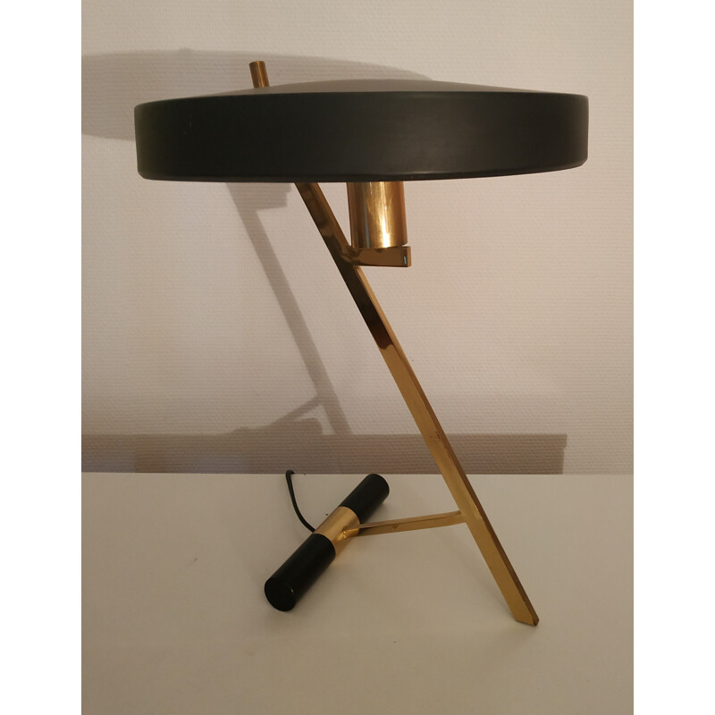 Lampe de bureau vintage modèle "Z" par Louis Kalff édition Philips, 1955