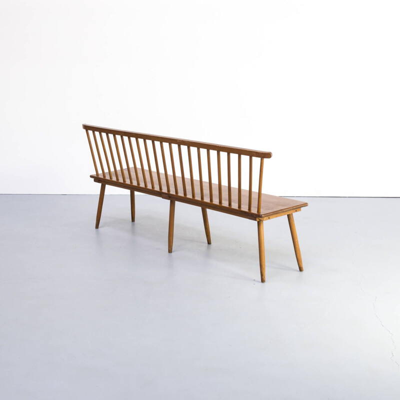 Banc vintage en bois pour Bund, 1960