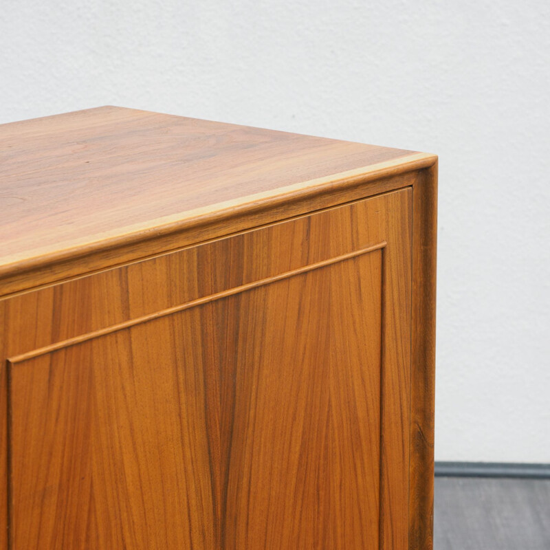 Vintage small sideboard in walnut, 1950s