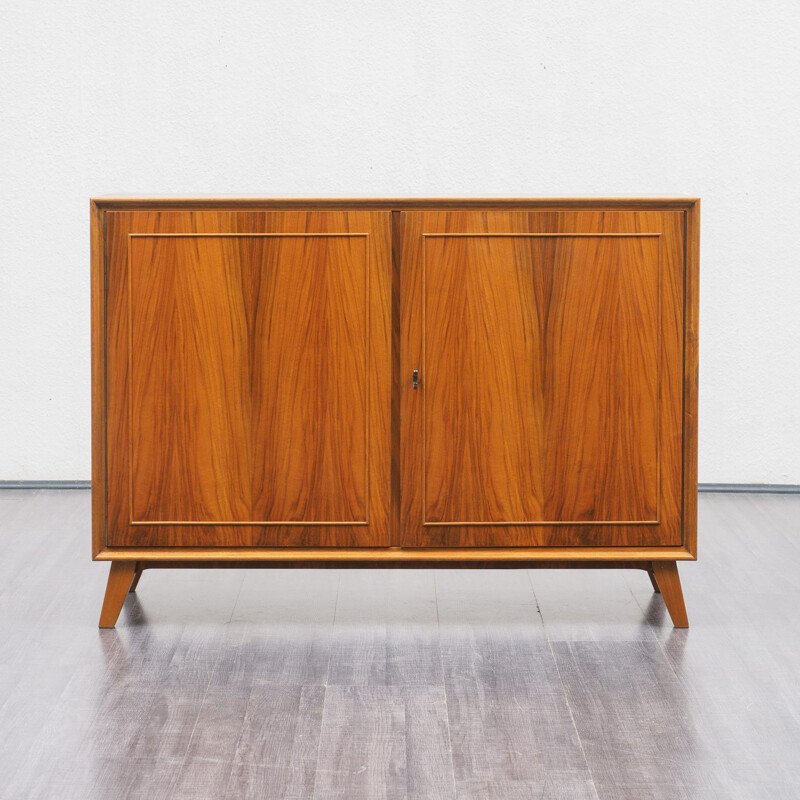 Vintage small sideboard in walnut, 1950s