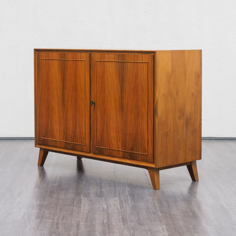 Vintage small sideboard in walnut, 1950s