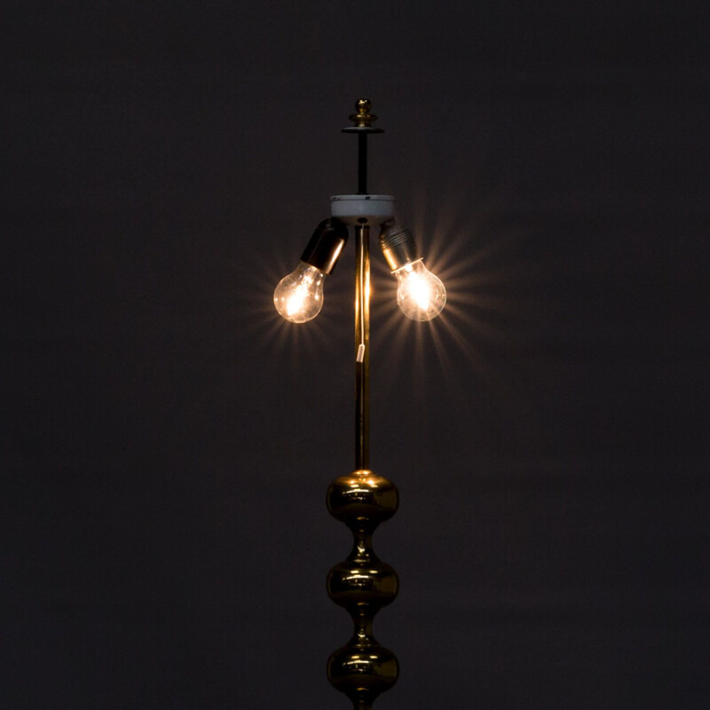 Vintage Brass floorlamp for Kaiser Leuchten, 1970s