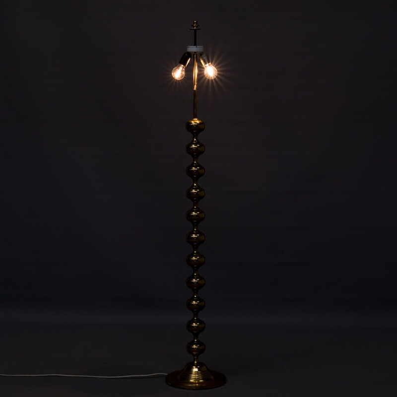 Vintage Brass floorlamp for Kaiser Leuchten, 1970s