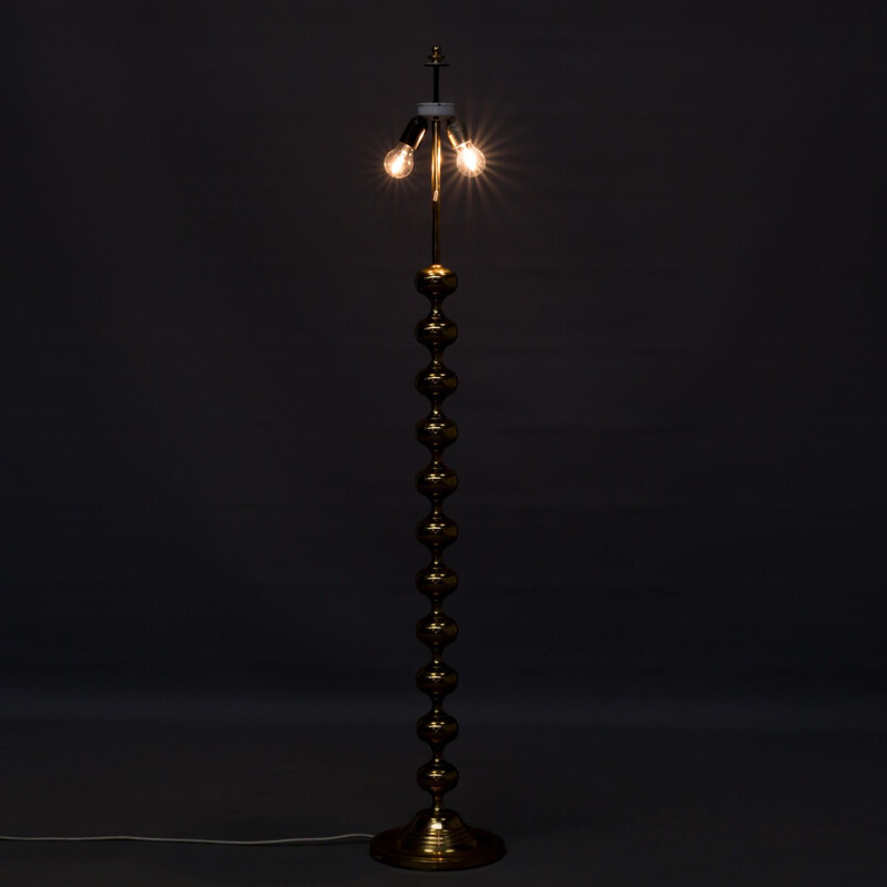 Vintage-Stehlampe aus Messing für Kaiser Leuchten, 1970