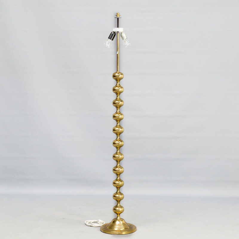 Vintage Brass floorlamp for Kaiser Leuchten, 1970s