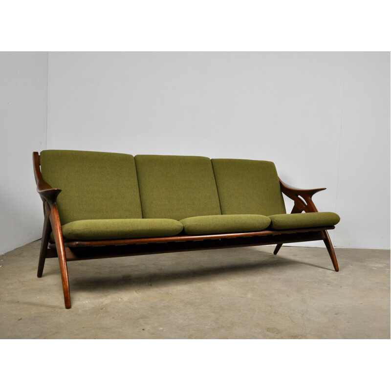 Vintage teak sofa by De Ster Gelderland, 1960