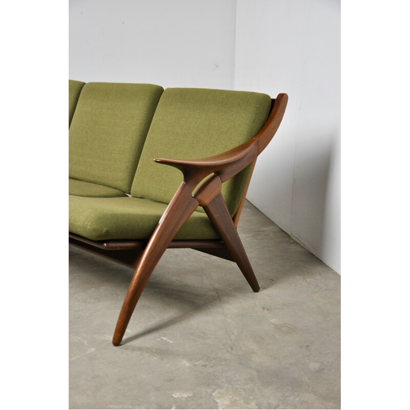 Vintage teak sofa by De Ster Gelderland, 1960