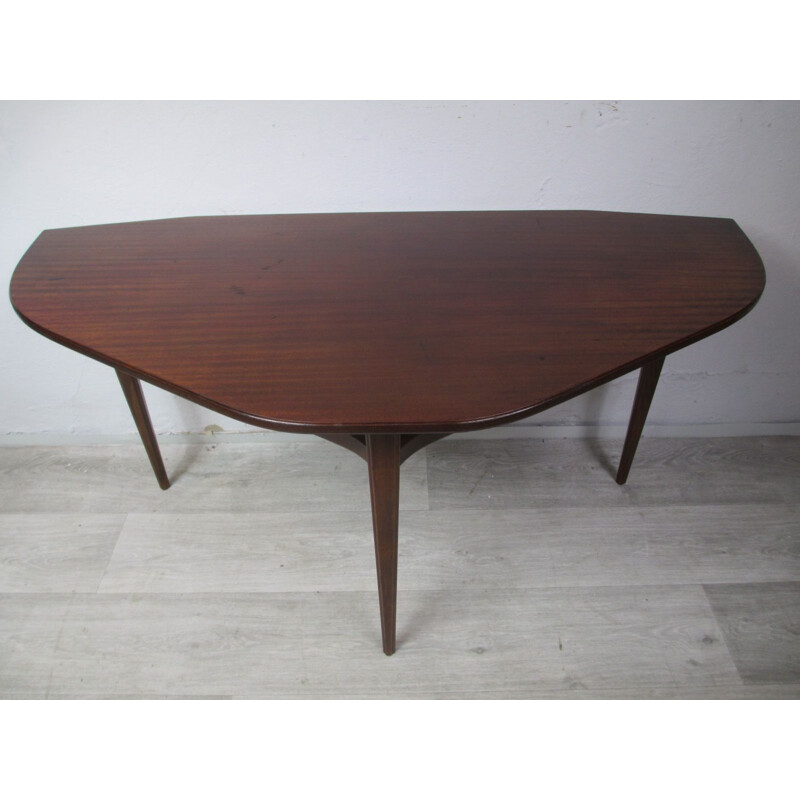 Vintage mahogany side table or console, Denmark, 1960s