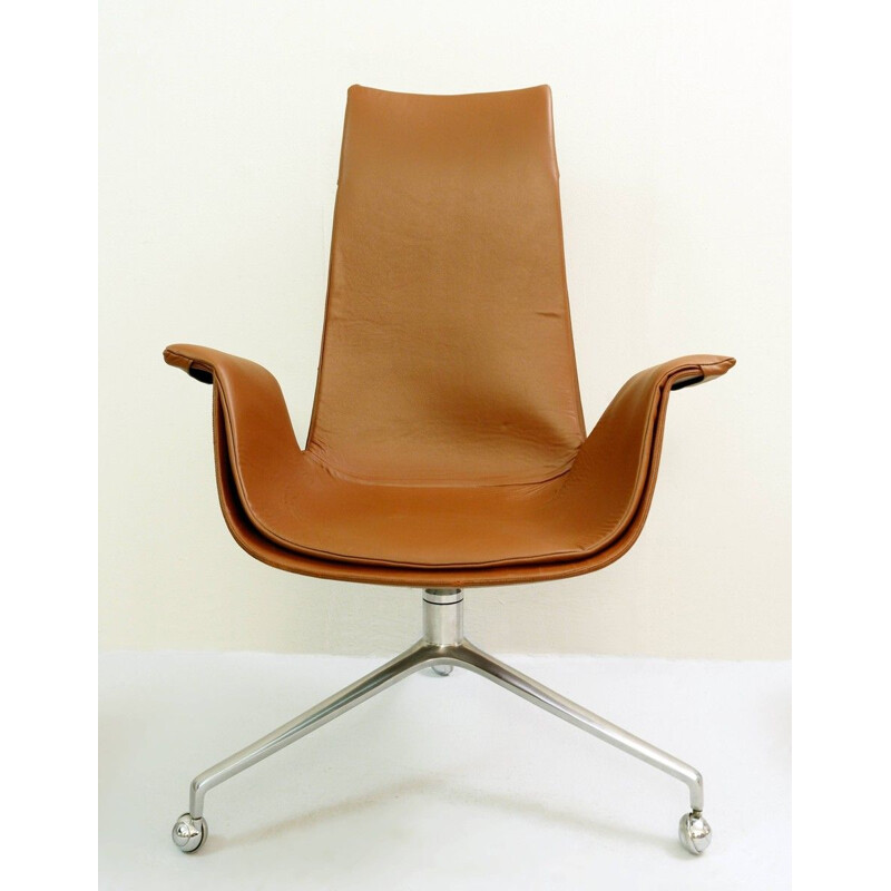 Chaise de Bureau vintage par Preben Fabricius & Jørgen Kastholm pour Kill International, 1960