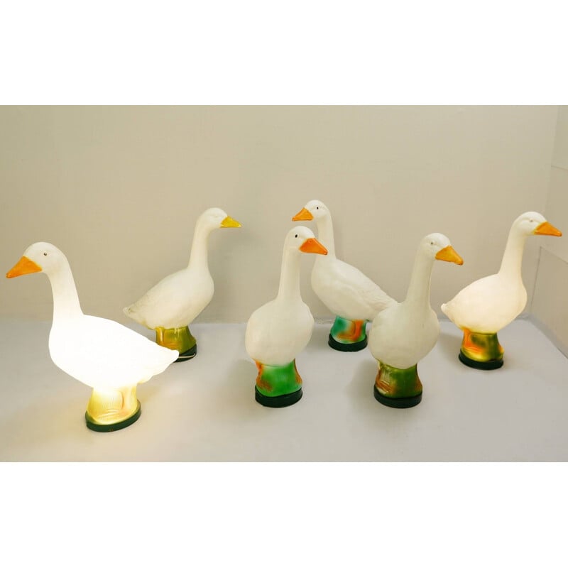Vintage plastic lamp by Gladys Goose & Co, 1980s
