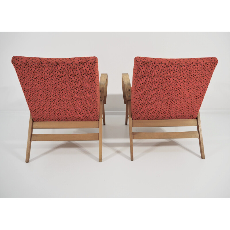 Set of 2 vintage Tatra armchairs, 1960s