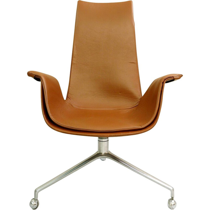 Vintage Office Chair by Preben Fabricius & Jørgen Kastholm for Kill International, 1960s