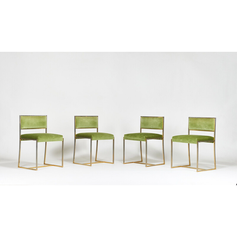 Suite of 4 vintage chairs "Come back" by Roche Bobois