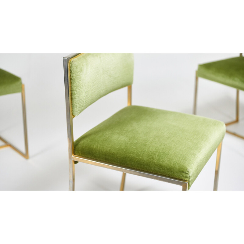 Suite of 4 vintage chairs "Come back" by Roche Bobois