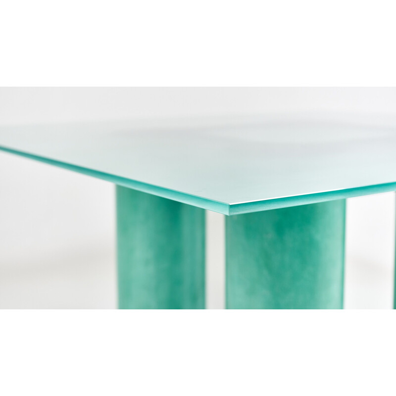 Vintage dining table David Law, Lella and Massimo Vignelli for Acerbis, 1980s