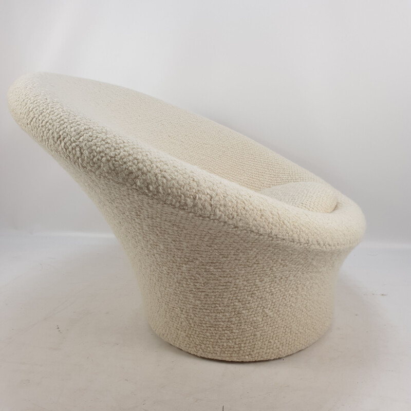 Vintage Big Mushroom Armchair & Pouf Set by Pierre Paulin for Artifort, 1960s