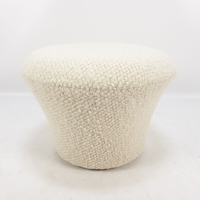 Vintage Big Mushroom Armchair & Pouf Set by Pierre Paulin for Artifort, 1960s