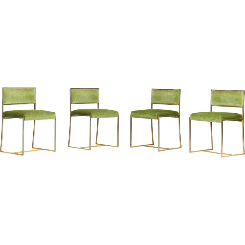 Suite of 4 vintage chairs "Come back" by Roche Bobois