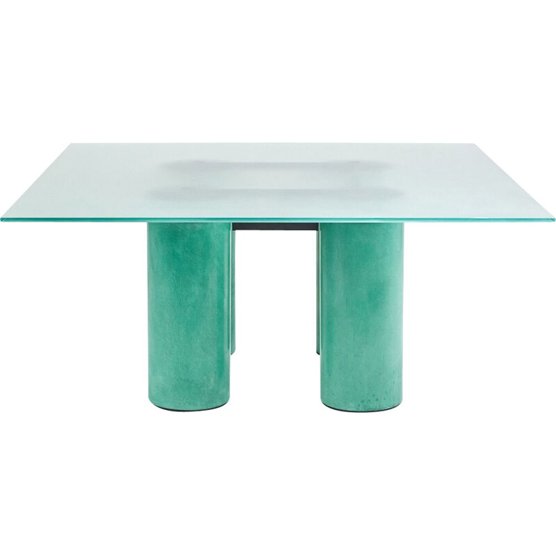 Vintage dining table David Law, Lella and Massimo Vignelli for Acerbis, 1980s