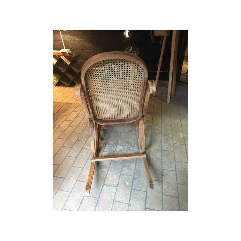 Vintage bentwood rocking chair, 1930s