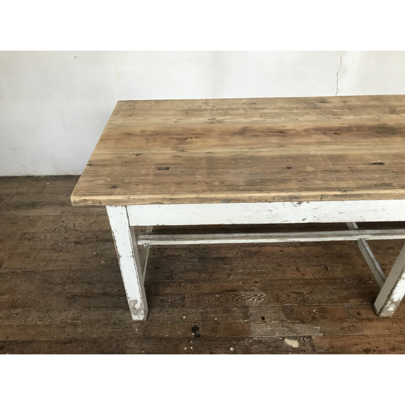 Vintage fir and oak table