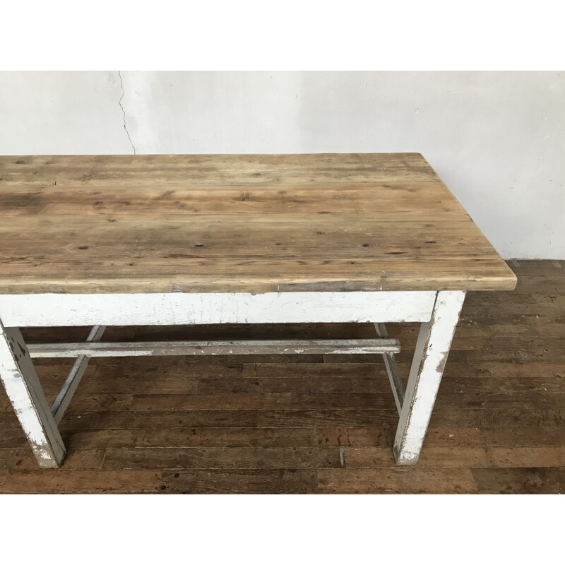 Vintage fir and oak table