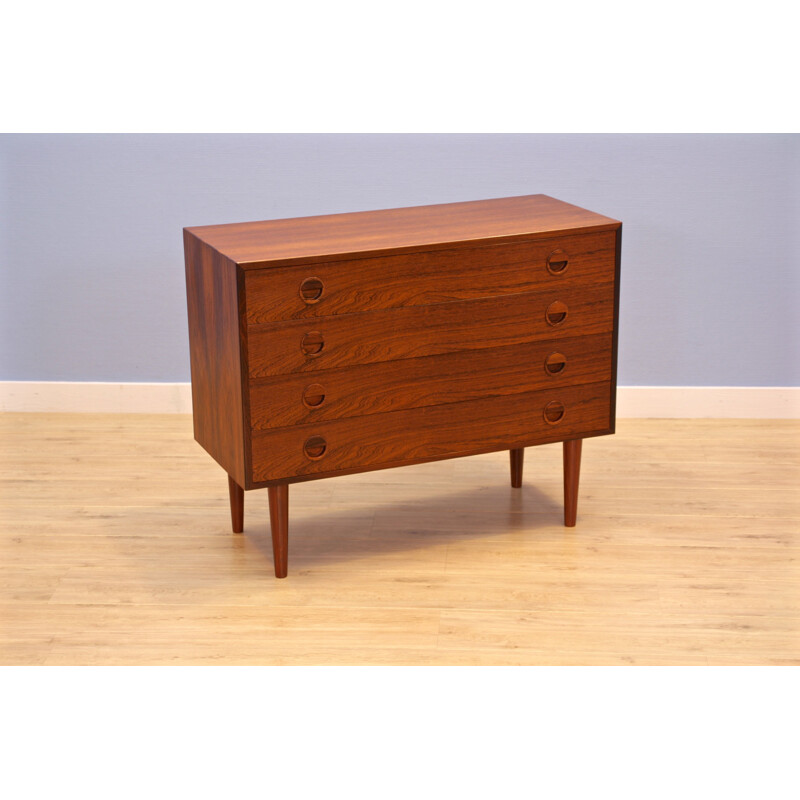 Vintage chest of drawers in rosewood by Kai Kristiansen, 1960s