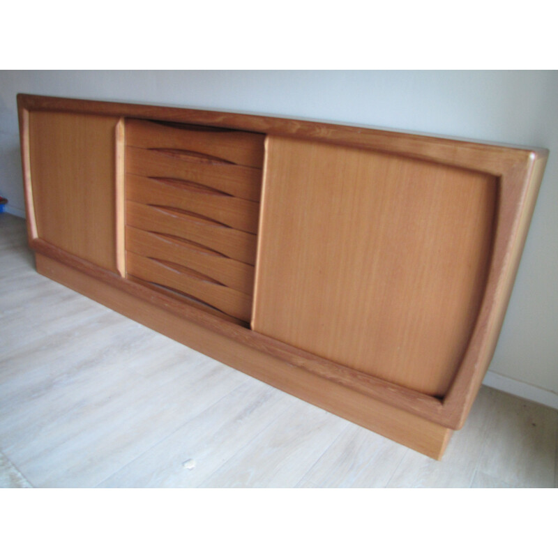 Vintage sideboard in teak from HP Hansen, Denmark