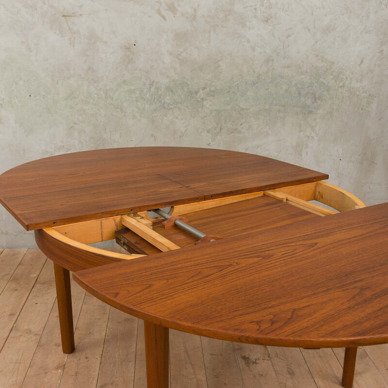 Vintage teak extendable table 