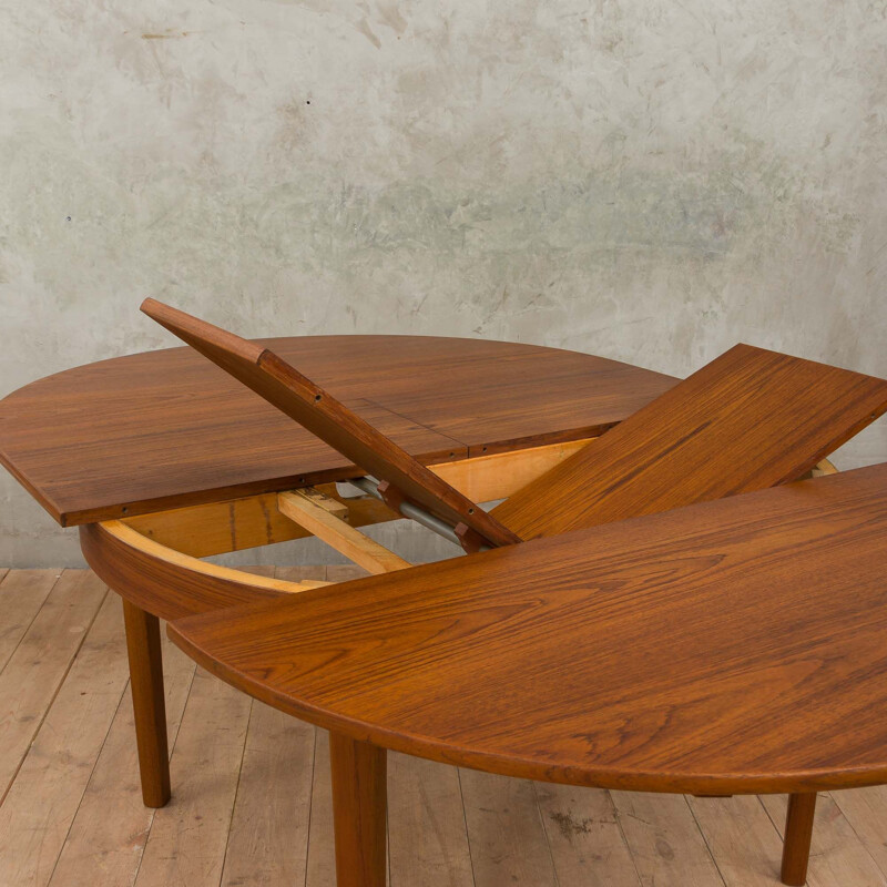 Vintage teak extendable table 