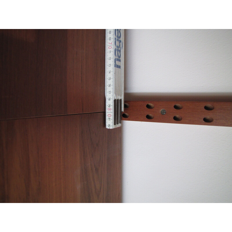 Vintage teak wall shelf system by Poul Cadovius, Denmark