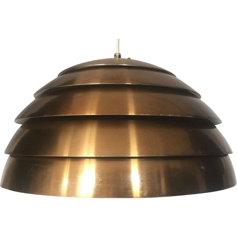 Vintage brass pendant light by Hans Agne Jakobsson