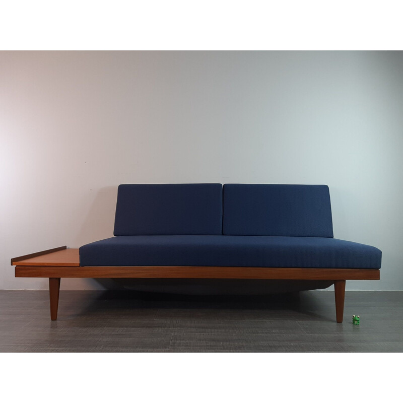 Vintage teak and fabric daybed by Ingmar Relling by Ekornes, 1960s