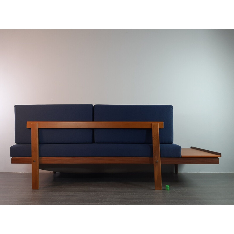Vintage teak and fabric daybed by Ingmar Relling by Ekornes, 1960s