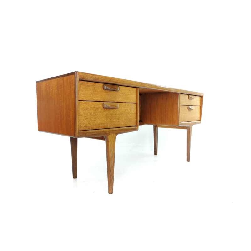 Vintage Teak Writing Desk, UK, 1960-70s