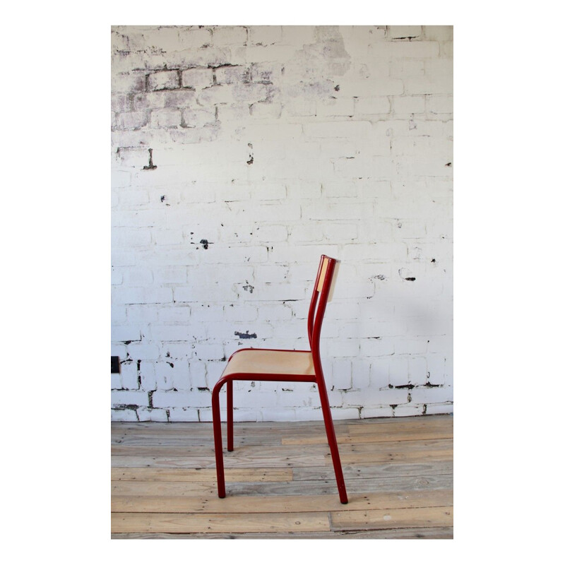 Set of 10 vintage chairs type 510 by Mullca, 1960s