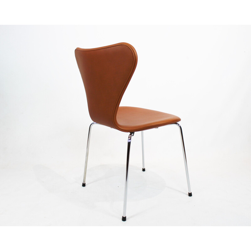Ensemble de 6 chaises Seven, modèle 3107 de Arne Jacobsen de Fritz Hanse