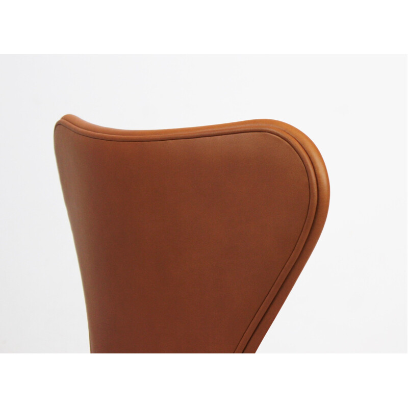 Set van 6 Seven stoelen, model 3107 van Arne Jacobsen van Fritz Hanse
