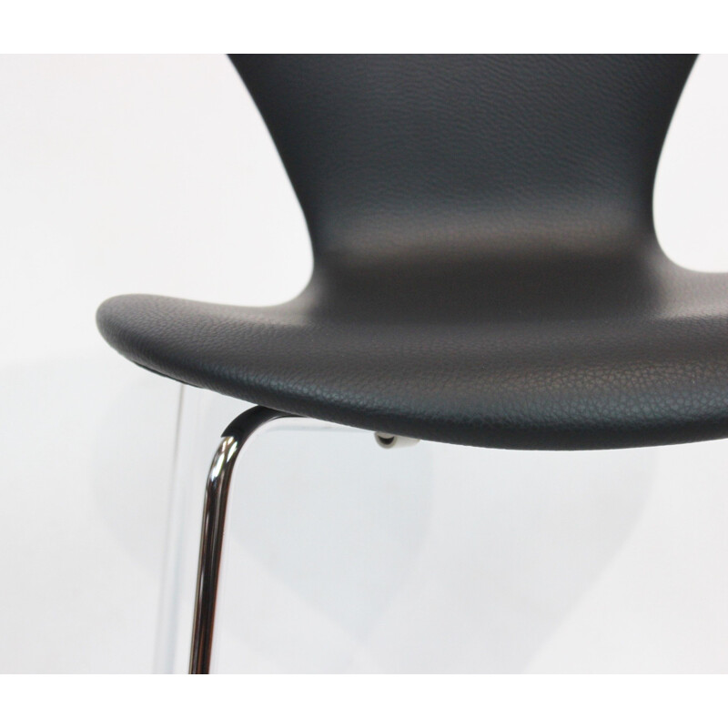 Conjunto de 4 cadeiras vintage Seven, modelo 3107 de Arne Jacobsen de Fritz Hansen