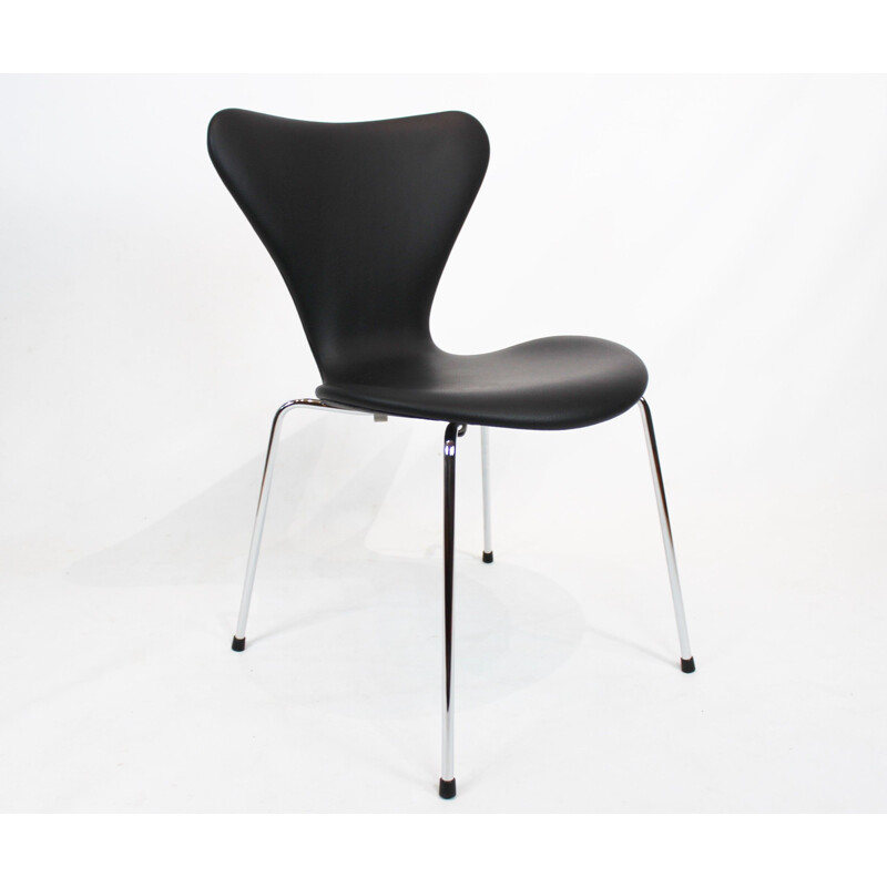 Conjunto de 4 cadeiras vintage Seven, modelo 3107 de Arne Jacobsen de Fritz Hansen