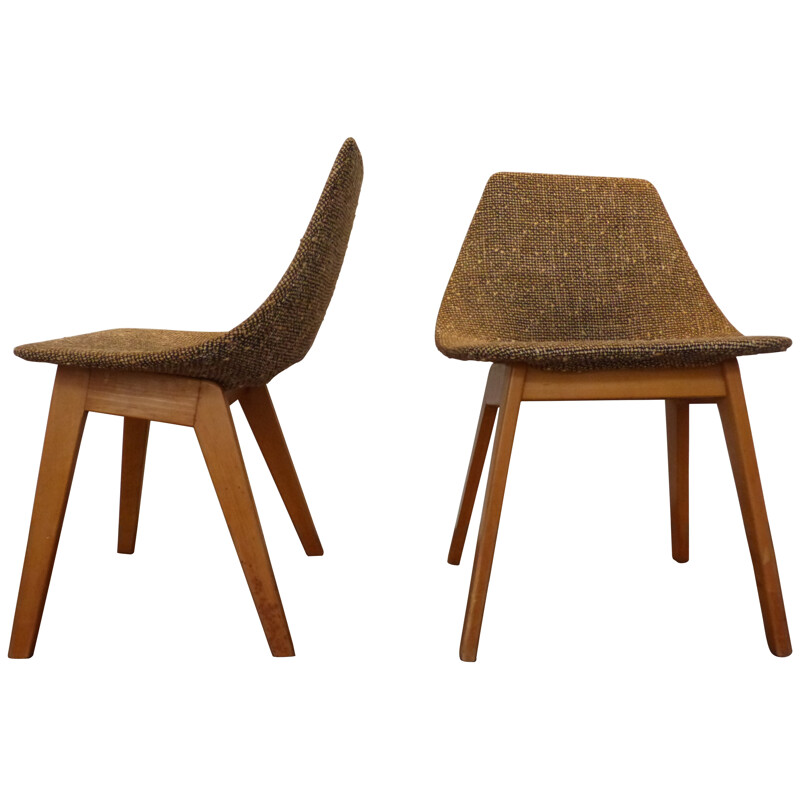 Pair of chairs "Barrel" Pierre GUARICHE - 1950s 