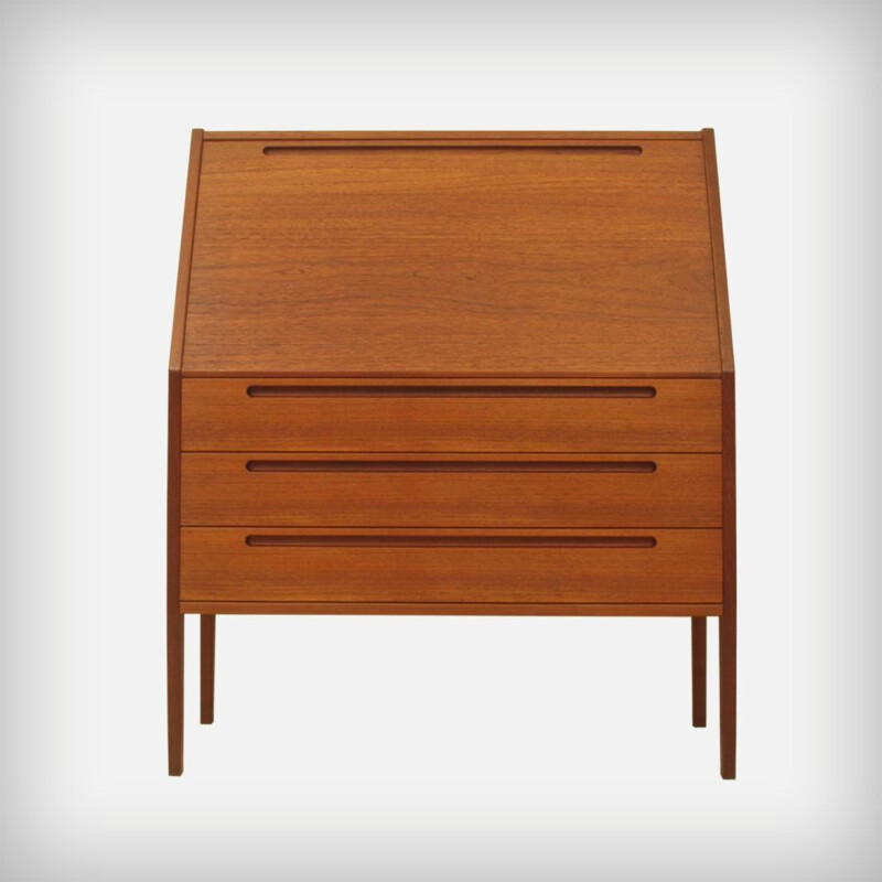 Vintage Teak Secretary Model 63 by Kai Kristiansen for Tørring Møbelfabrik, 1960s