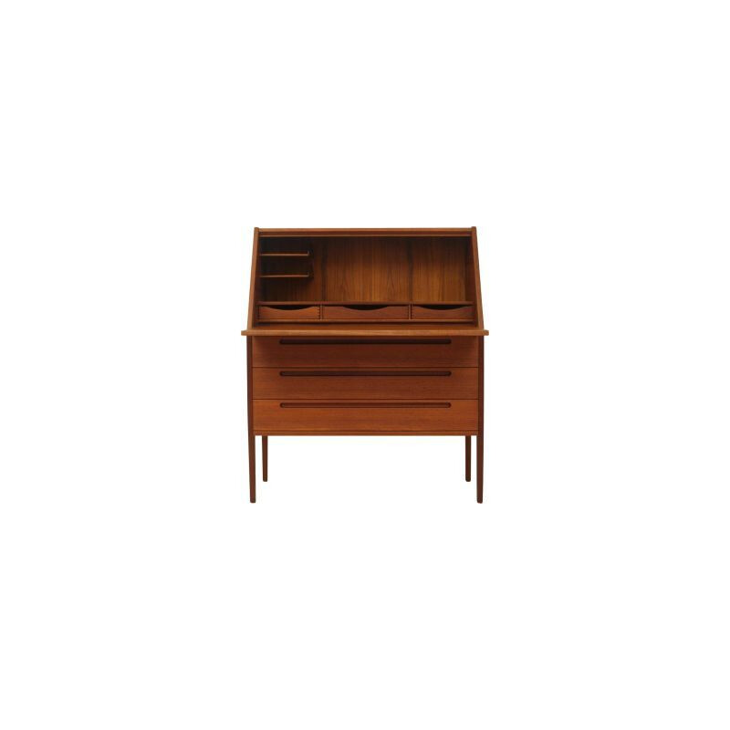 Vintage Teak Secretary Model 63 by Kai Kristiansen for Tørring Møbelfabrik, 1960s