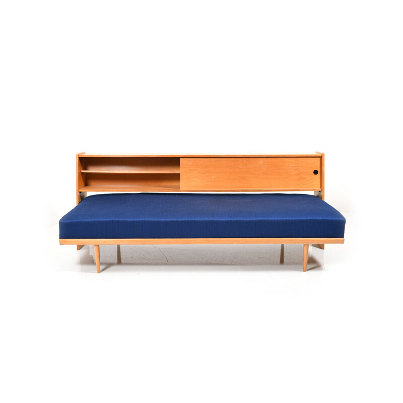 Vintage Daybed with Storage Compartment, 1950s