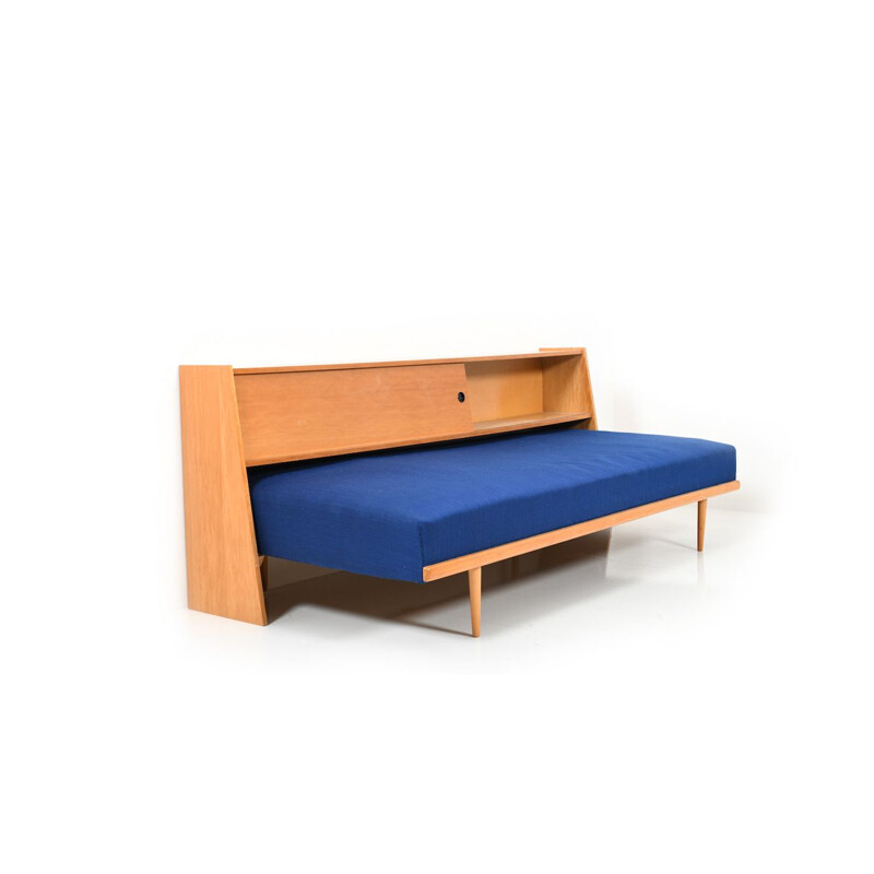 Vintage Daybed with Storage Compartment, 1950s