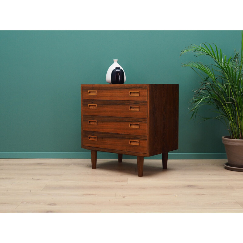 Vintage rosewood Chest Of Drawers by Hundevad, 1960-70s