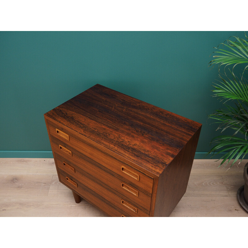 Vintage rosewood Chest Of Drawers by Hundevad, 1960-70s