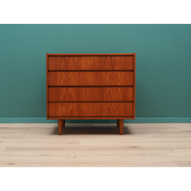 Vintage teak Chest Of Drawers, Denmark, 1960-70s